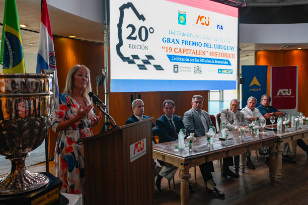 Carolina Cosse participa del lanzamiento de la vigésima edición del Gran Premio del Uruguay «19 Capitales Histórico»   ,30 de enero de 2024