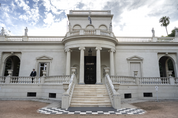 Intendenta de Montevideo Carolina Cosse, presenta las obras de restauración en el Museo Juan Manuel Blanes