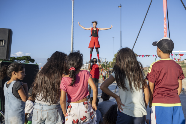  Intervención artística dirigida a infancias y adolescencias en Balcón del Cerro 