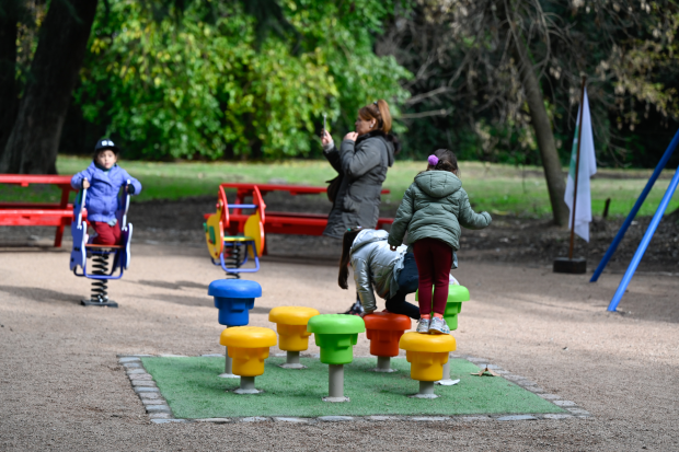 Inauguración de plaza infantil en el Jardín del Museo de la Memoria