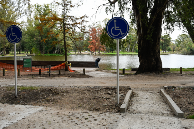 Avance de obras en el parque Rivera  