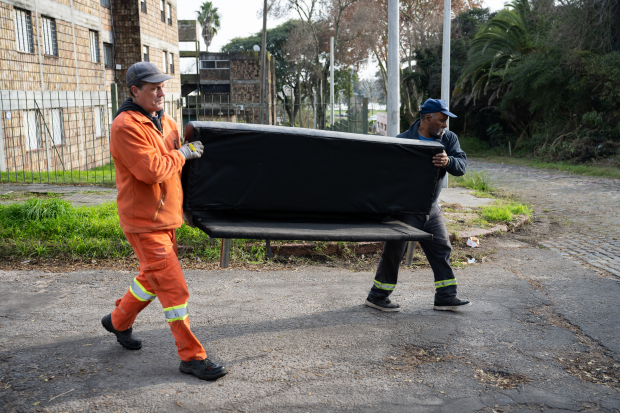 Jornada de retiro de residuos voluminosos en Santiago Vázquez