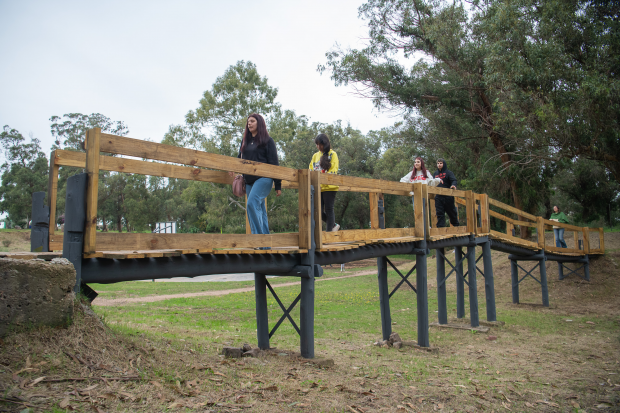 Inauguración de obras en el parque Punta Espinillo