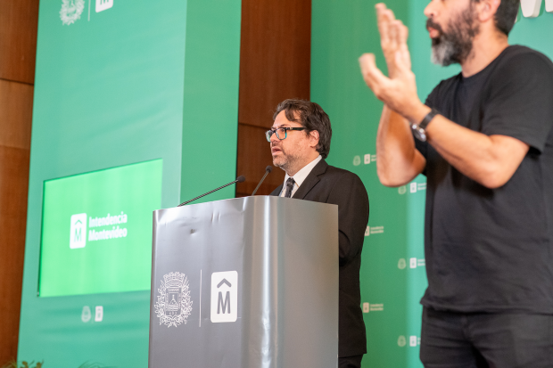 Ceremonia de asunción del Intendente Mauricio Zunino