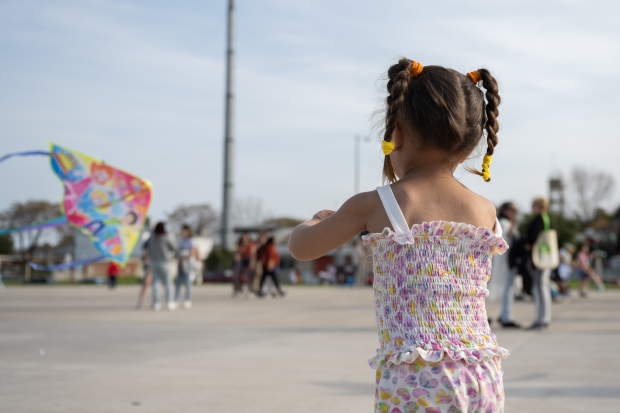 Actividades en el parque Idea Vilariño por el día de las plazas y los barrios