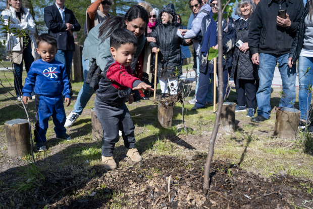 Inauguración de obras del Presupuesto Participativo  en la plaza Gerónimo Izetta