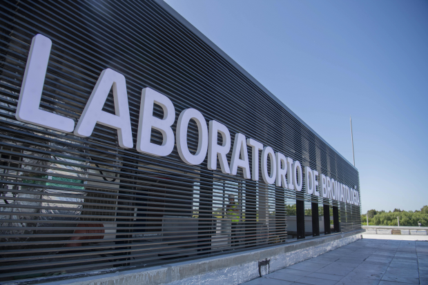 Avance de obra del laboratorio de bromatología