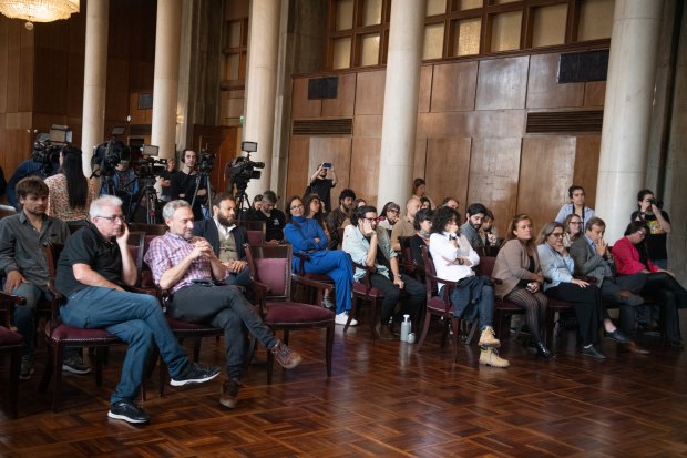  Conferencia de prensa por Ventana Sur en Montevideo