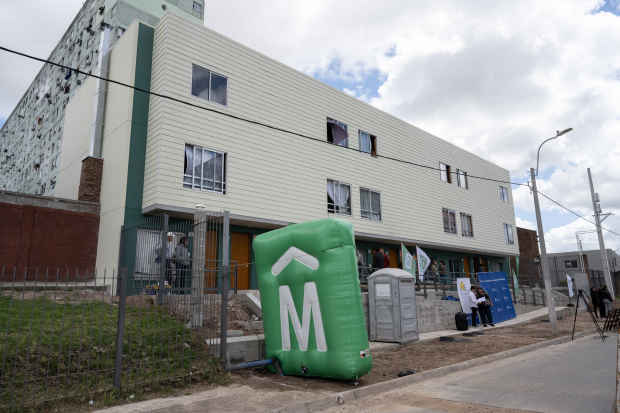 Inauguración de viviendas para el realojo de familias del asentamiento El Progreso