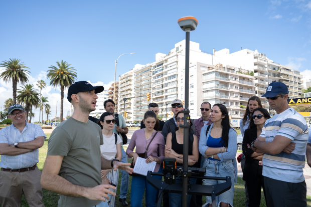 Presentación de georradar para detectar y evitar posibles derrumbes en la Rambla