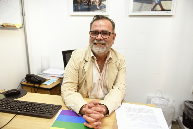 Coordinador de la Secretaría de la Diversidad Sergio Miranda 