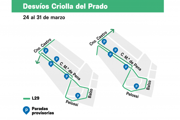 Transporte colectivo hacia la Criolla del Prado 2024