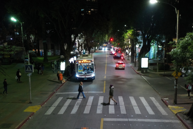 Montevideo se ilumina en las calles Ramón Masini y José Ellauri