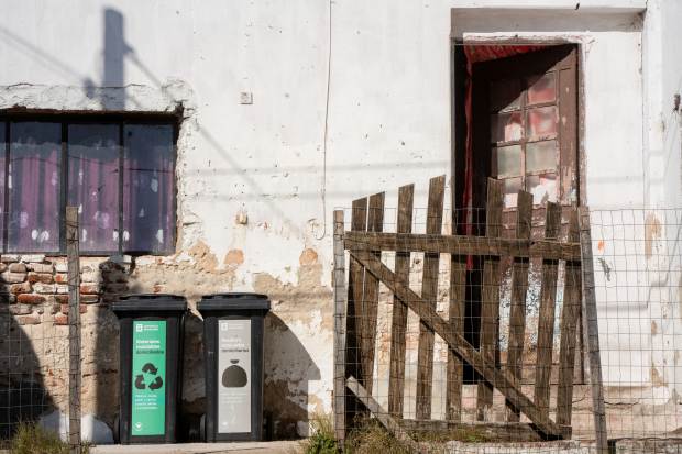 Contenedores domiciliarios en Santiago Vázquez