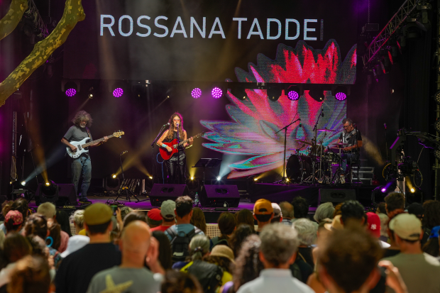 Rossana Taddei en los festejos por los 300 años de Montevideo