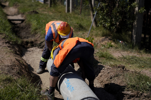 Obras de vialidad en Camino al Paso Hondo