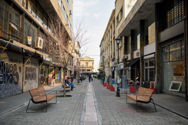 Cambios en el mobiliario urbano de la Ciudad Vieja