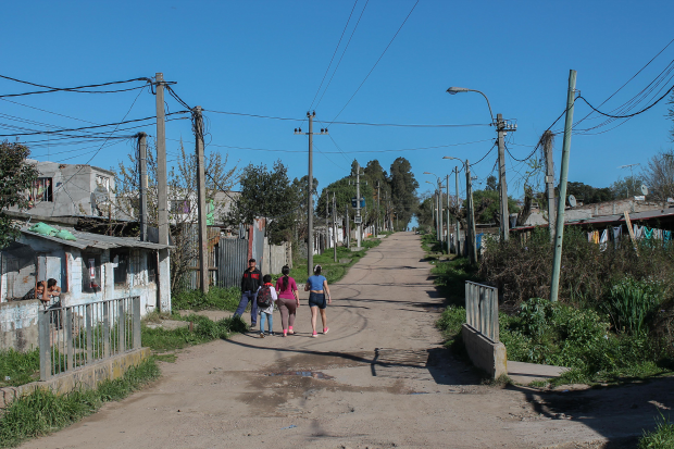 Recorrida por barrio Maracaná Sur por obras del Plan ABC