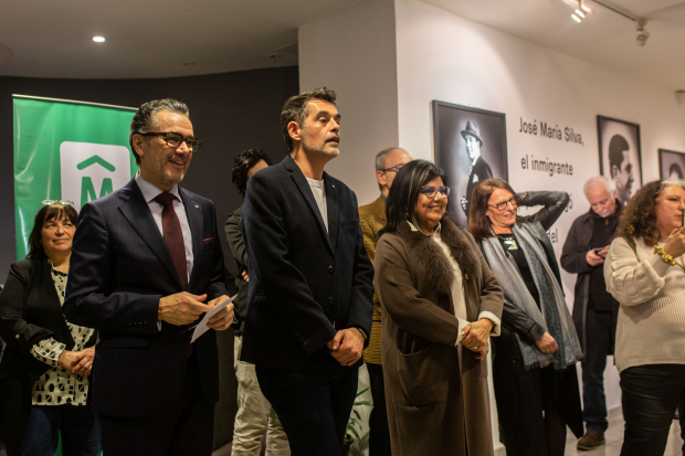 Inauguración de exposición,  Gardel, socio de honor del Barça
