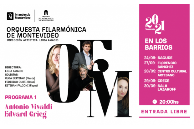 Orquesta Filarmónica de Montevideo - Temporada 2021 en los barrios