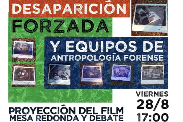 Film, mesa redonda y debate: Desapariciones Forzadas y Equipos de Antropología Forense