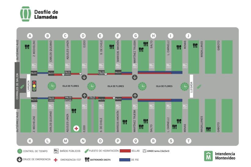 Plano de Desfile de Llamadas 2025