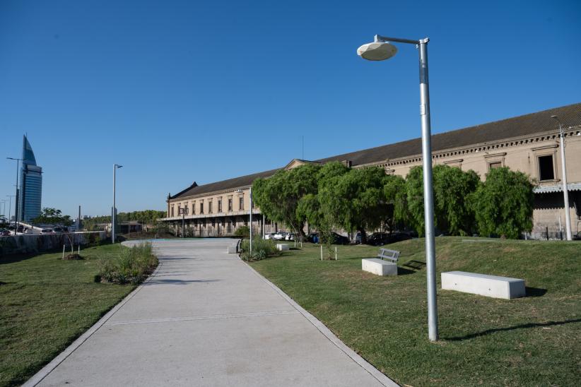 Inauguración de obras en Plaza Neruda