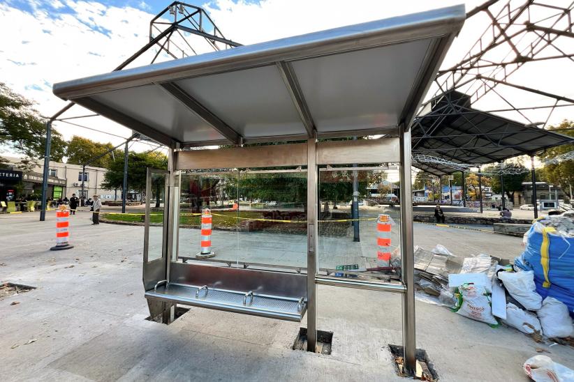 Renovación de paradas del transporte público