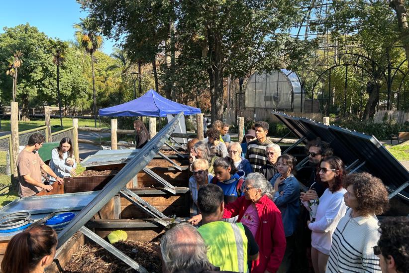 Primera jornada abierta de cosecha de compost