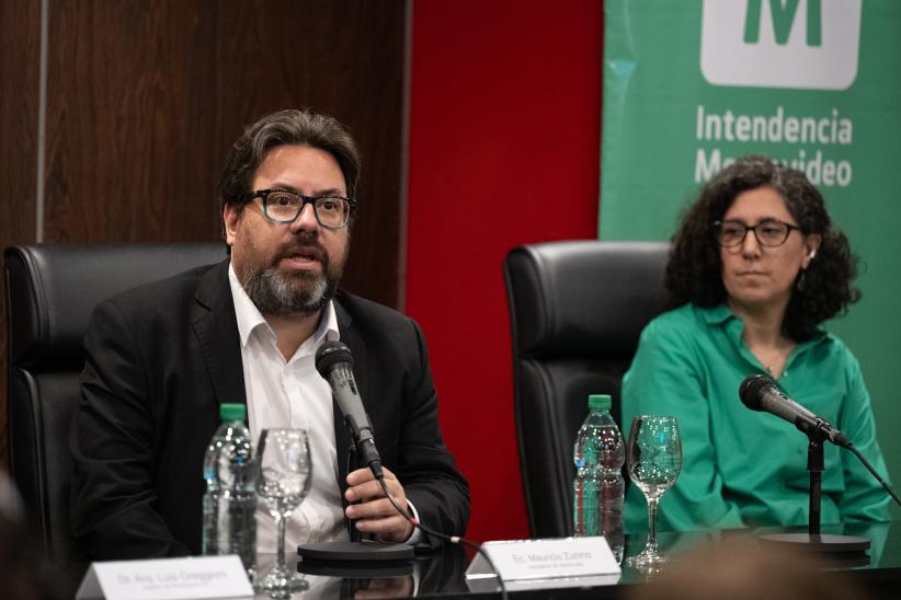 Intendente, Mauricio Zunino en la presentación del nuevo visualizador de mapas: Montevimap