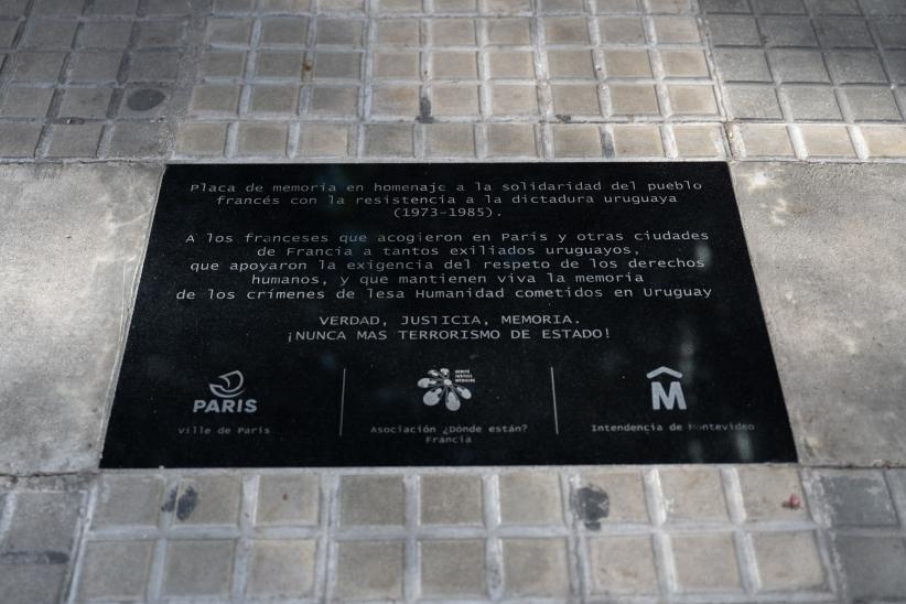 Inauguración de placa conmemorativa en el ex Liceo Francés