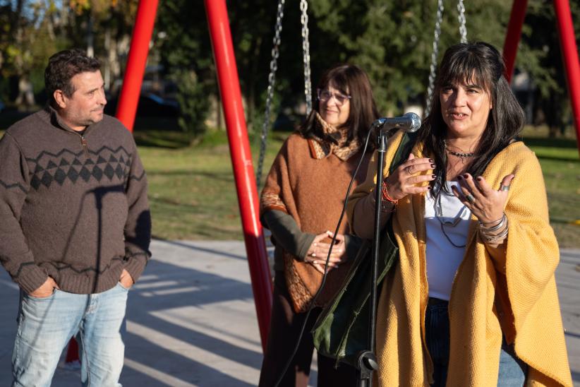 Inauguración de obras del Presupuesto Participativo en Quintas 