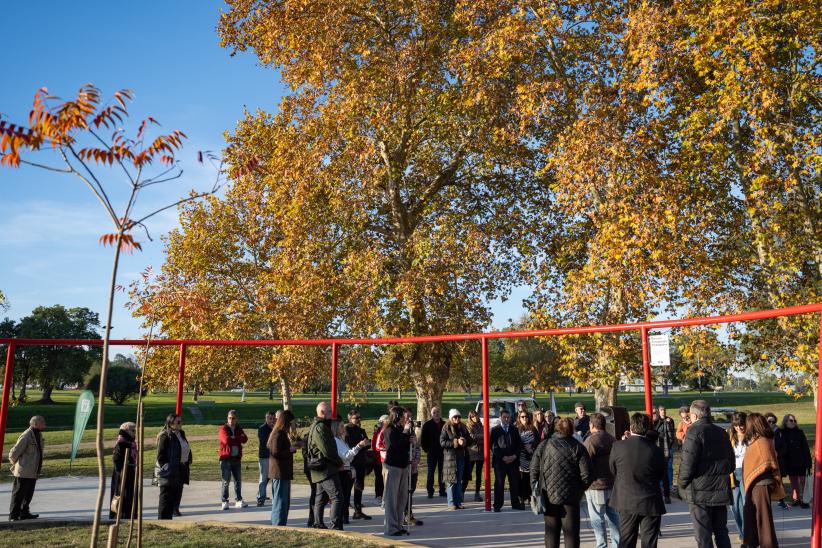 Inauguración de obras del Presupuesto Participativo en Quintas 