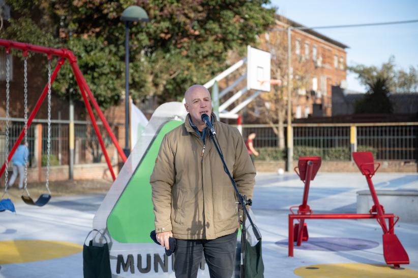  Inauguración de obra del Presupuesto Participativo en Plaza Ge