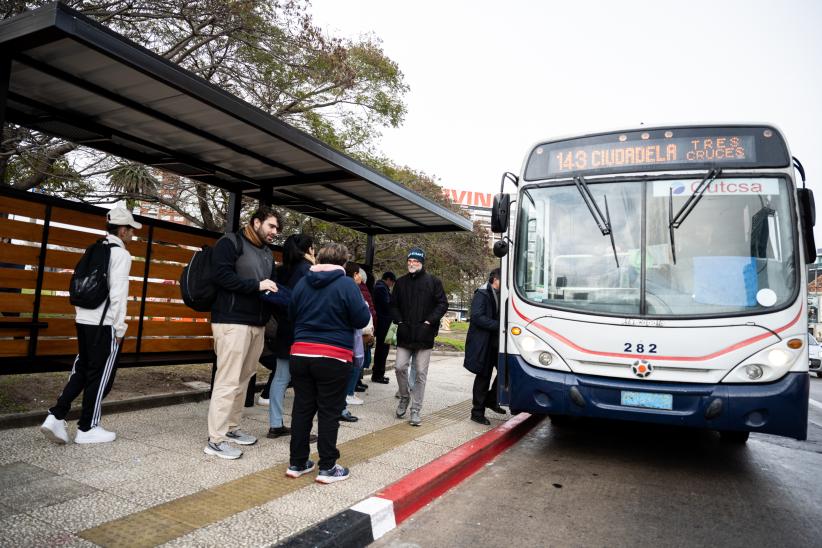 Traslado de parada de transporte por  comienzo de obras de ampli