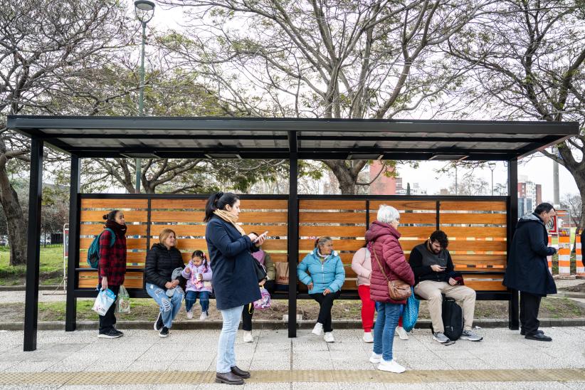 Traslado de parada de transporte por  comienzo de obras de ampli