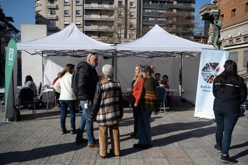   Jornada de testeo de ITS en la explanada de la Intendencia de 