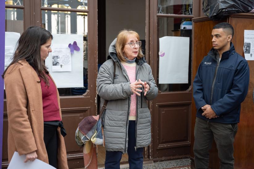 Recorrida de las autoridades de la división de Derechos Humanos