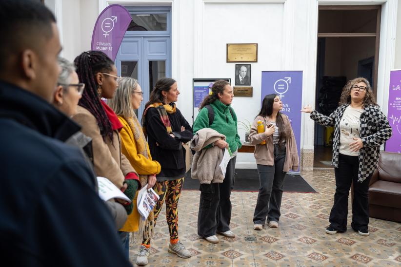 Recorrida de las autoridades de la división de Derechos Humanos