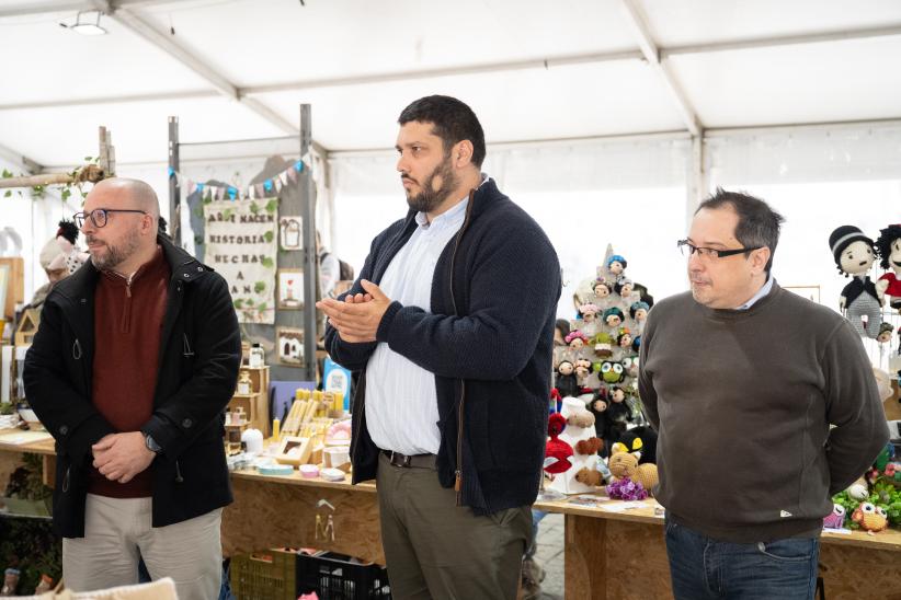 Director de Desarrollo Económico, Camilo Benítez recorre Feria de emprendimientos Mypes