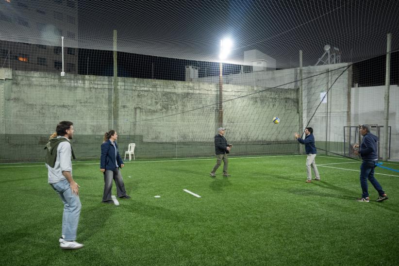  Inauguración de obra del Presupuesto Participativo en el club 