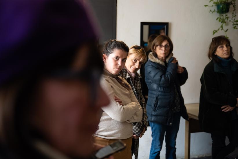 Recorrida de autoridades de la División de DDHH y secretarías por ex Hogar Burgues 