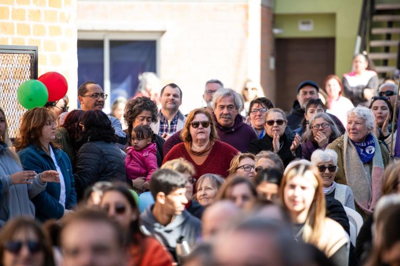 Inauguración de viviendas por realojo del asentamiento Santa Ma