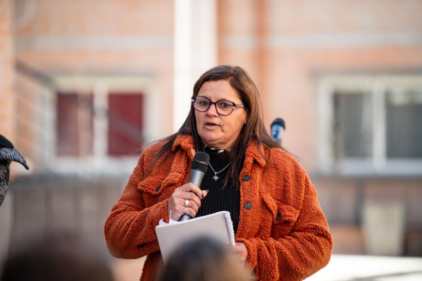 Inauguración de viviendas por realojo del asentamiento Santa Ma