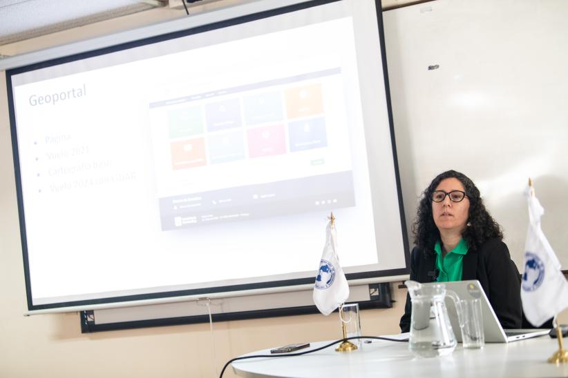 Servicio de Geomática presenta proyectos en las Jornadas Nacion