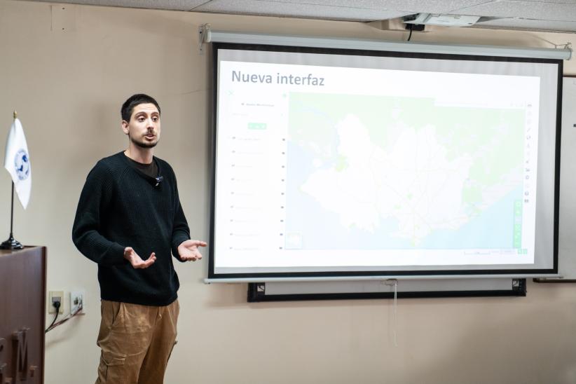 Servicio de Geomática presenta proyectos en las Jornadas Nacion