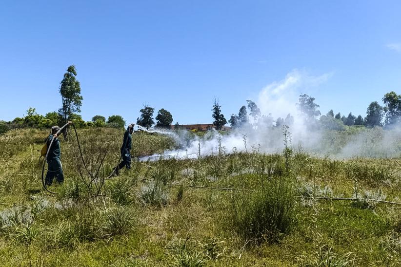  Capacitación sobre prevención de incendios en campos