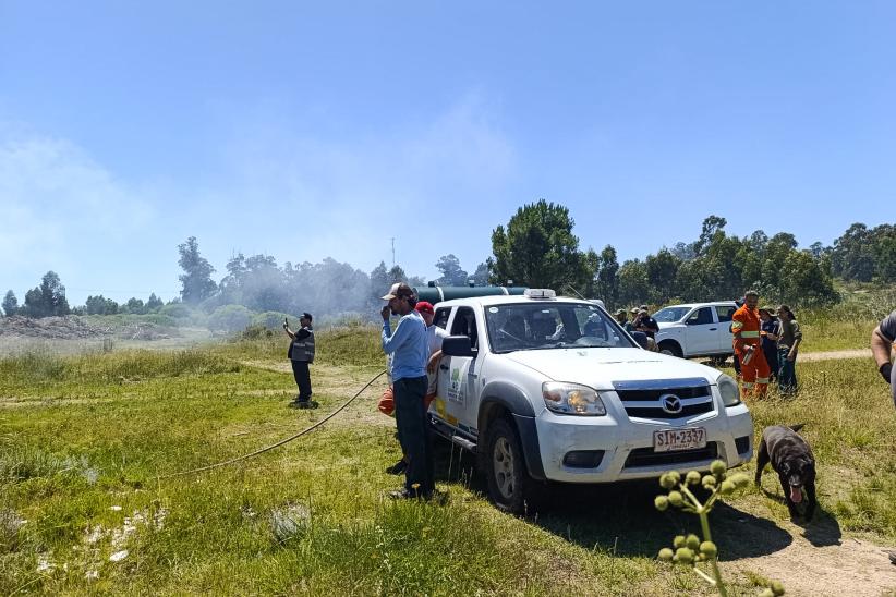  Capacitación sobre prevención de incendios en campos