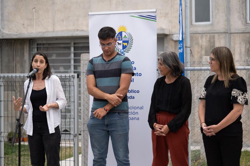 Inauguración del complejo Mazarino (realojo de familias de Chac