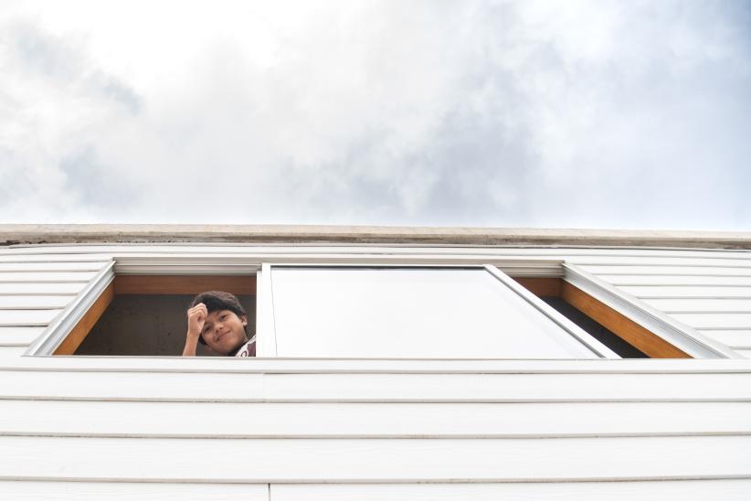 Mudanza de 36 familias del asentamiento El Progreso a nuevas viv